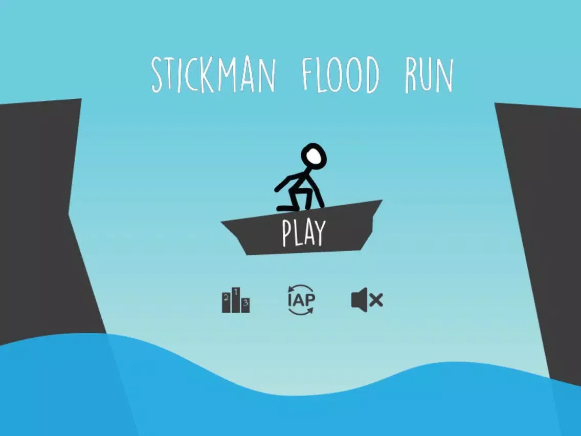 Stickman Flood Run iPad 應用截圖