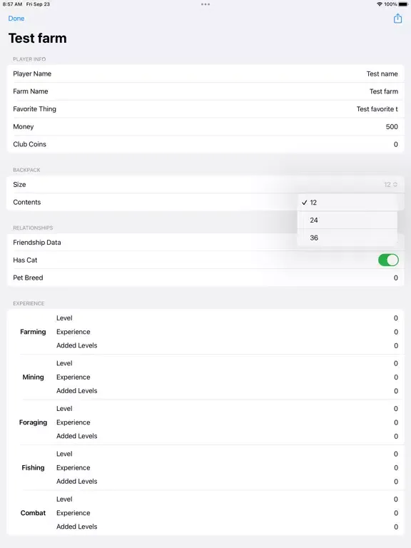 SV Saves iPad  स्क्रीनशॉट