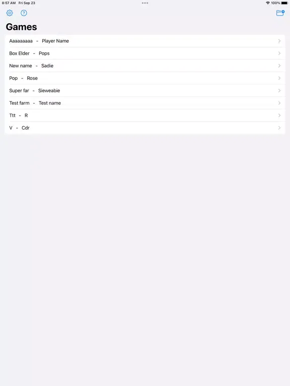 SV Saves iPad  स्क्रीनशॉट