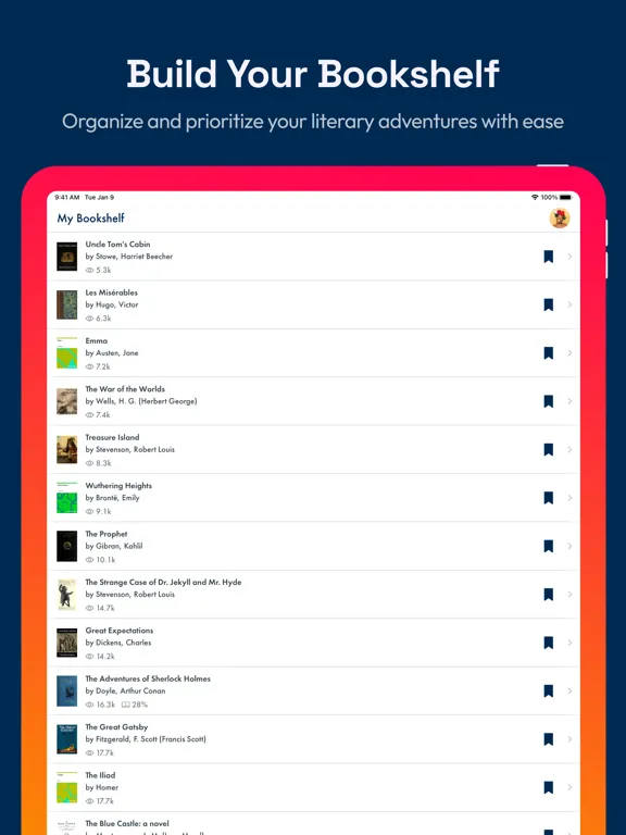 Tangkapan layar FreeBooks: 70,000+ Top Reads iPad 