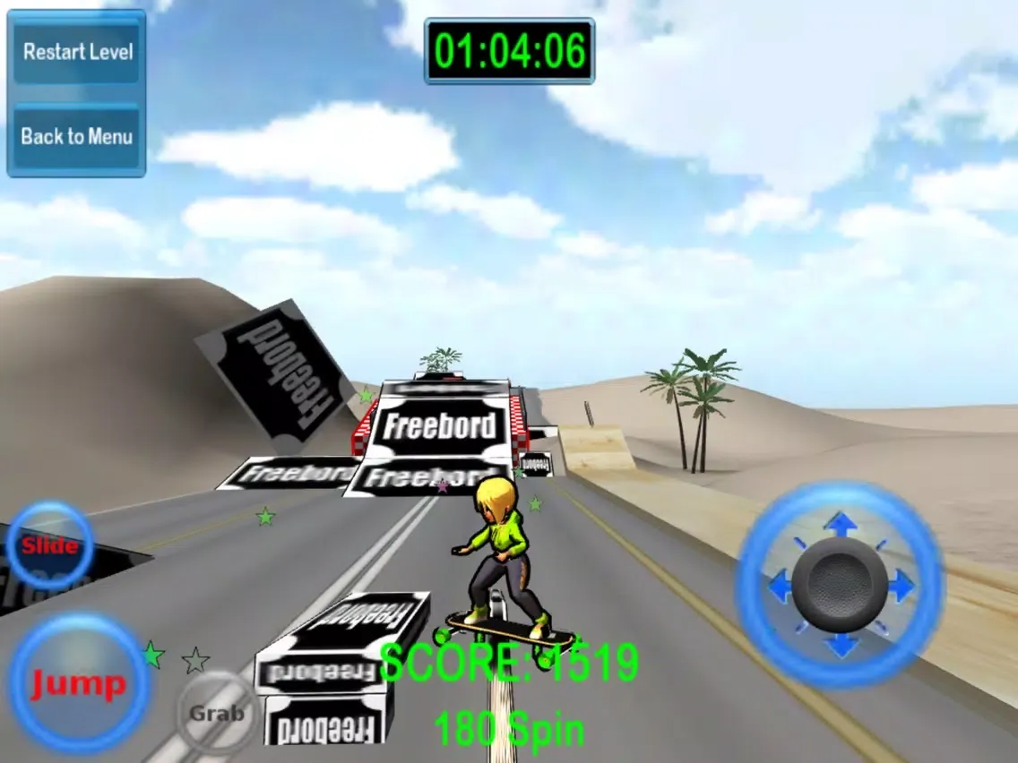 Mad Freebording Snowboarding Free iPad  Screenshots