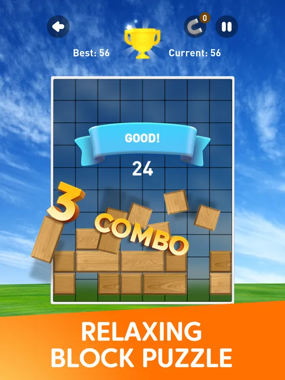 Capturas de pantalla de Slide Block Puzzle in Scapes iPad 