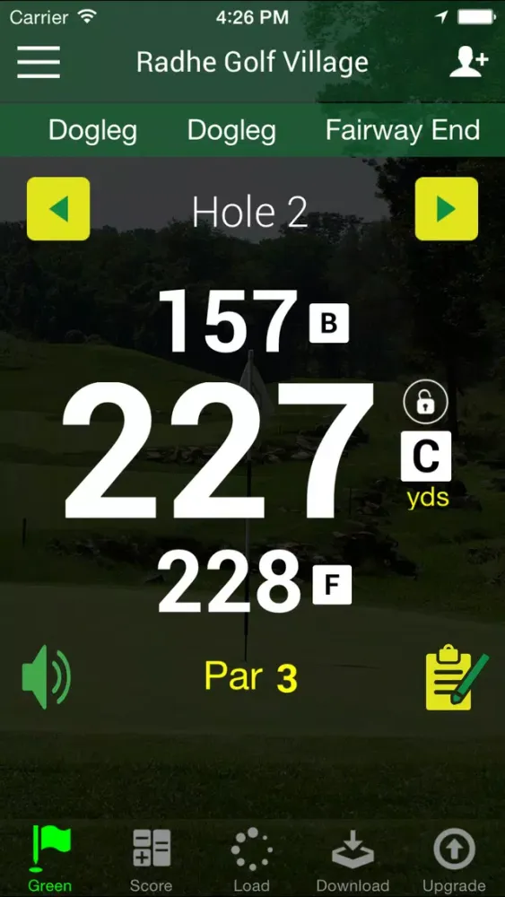 Capturas de pantalla de Golf GPS - FreeCaddie Audio