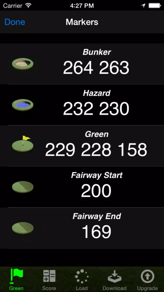 Capturas de pantalla de Golf GPS - FreeCaddie Audio