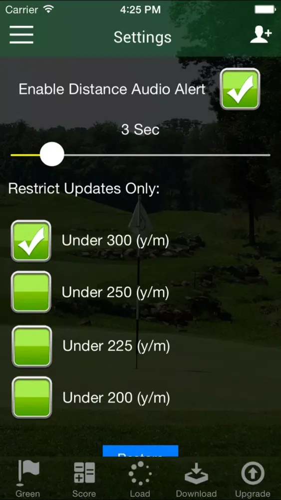 Capturas de pantalla de Golf GPS - FreeCaddie Audio