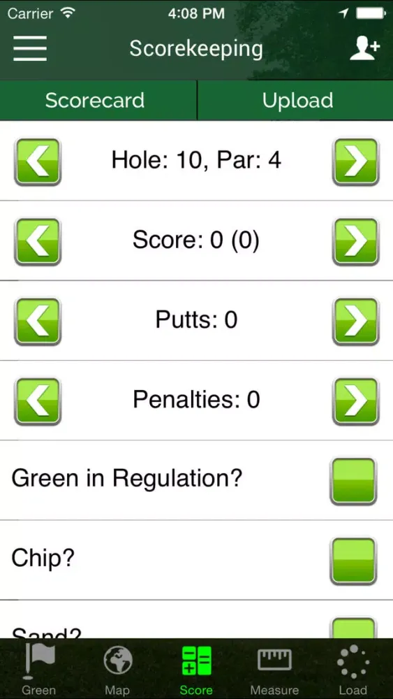 Captures d'écran de Golf GPS - FreeCaddie Pro