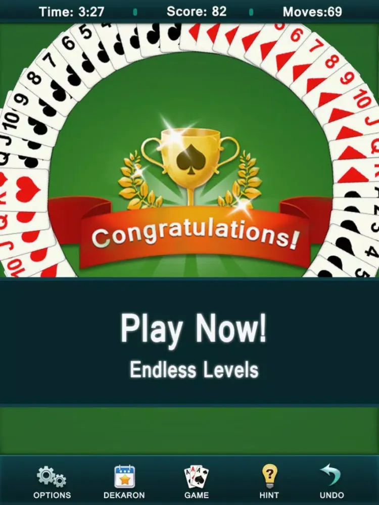 Zrzuty ekranu Solitaire Free - Classic Klondike iPad 