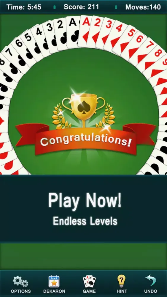 Zrzuty ekranu Solitaire Free - Classic Klondike