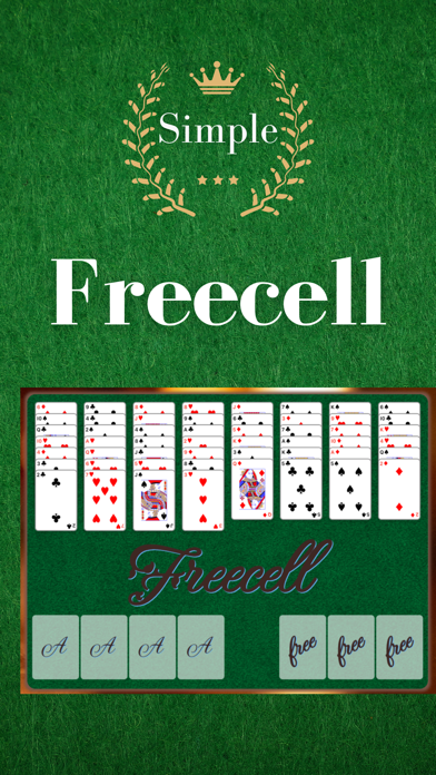 ภาพหน้าจอของ Simple FreeCell card game App