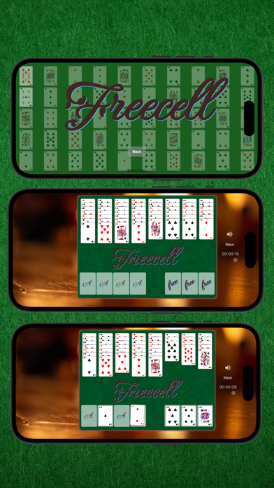ภาพหน้าจอของ Simple FreeCell card game App