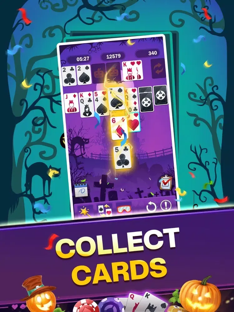 Скриншоты Freecell Solitaire:Halloween iPad 