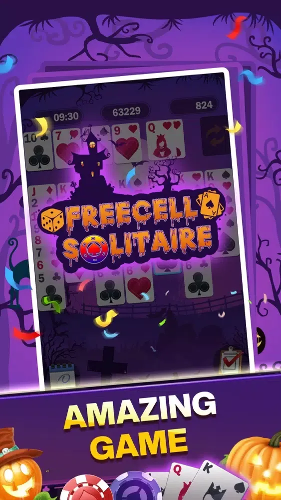 Скриншоты Freecell Solitaire:Halloween