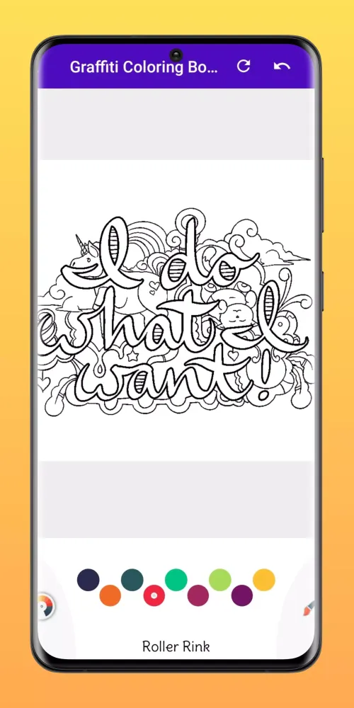 Cool Graffiti Coloring Book Screenshots