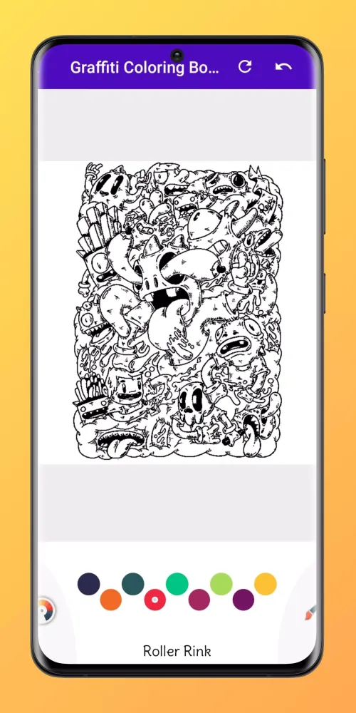 Cool Graffiti Coloring Book Screenshots