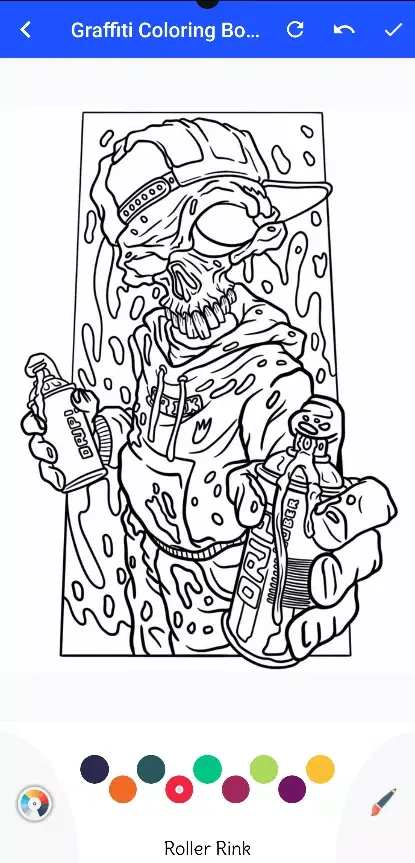 Cool Graffiti Coloring Book Screenshots