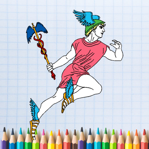 Greek Mythology Coloring Book