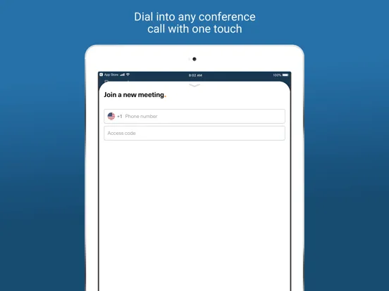 Zrzuty ekranu FreeConferenceCallHD Dialer iPad 