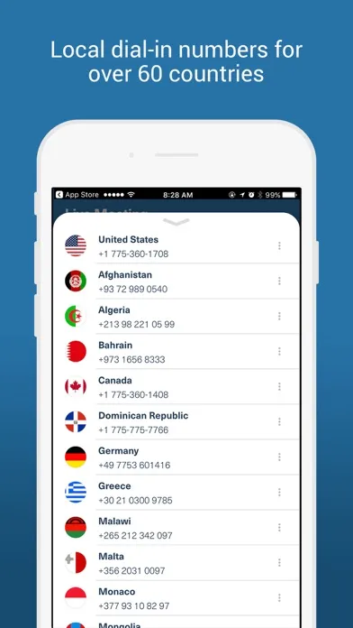 Zrzuty ekranu FreeConferenceCallHD Dialer