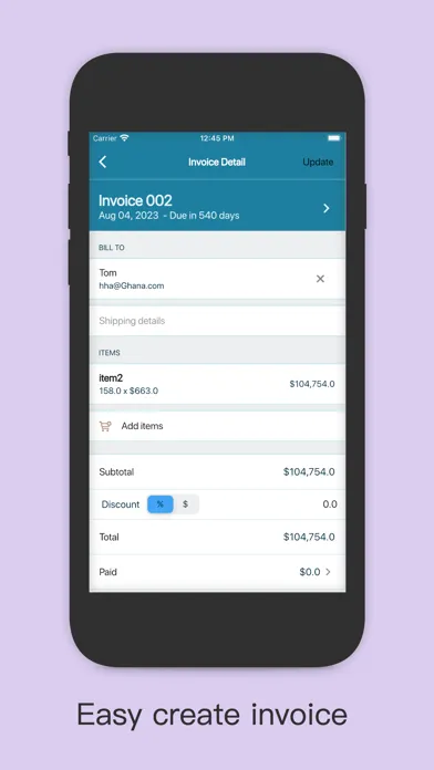 Freedom Invoice: Invoice Maker স্ক্রিনশট