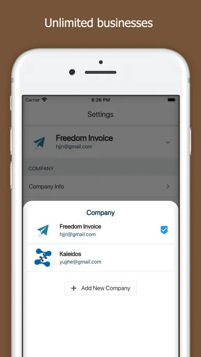 Freedom Invoice: Invoice Maker স্ক্রিনশট