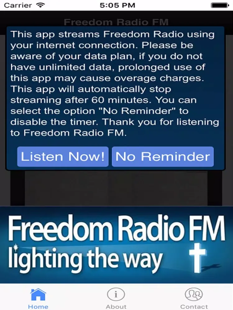 Capturas de pantalla de Freedom Radio FM iPad 