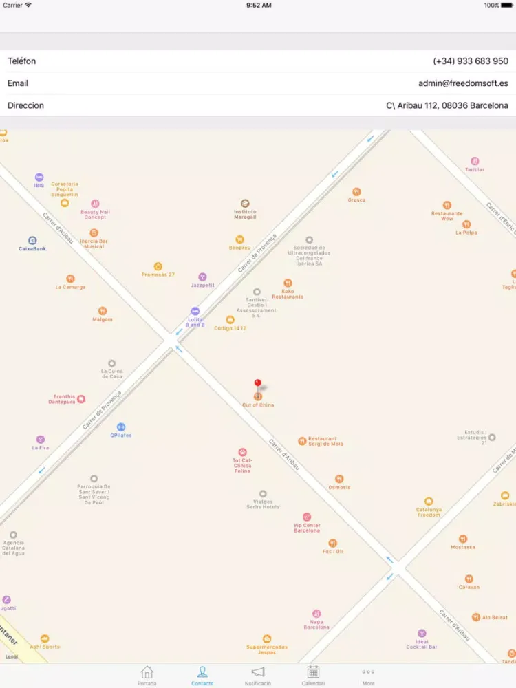 Zrzuty ekranu AppBuilder iPad