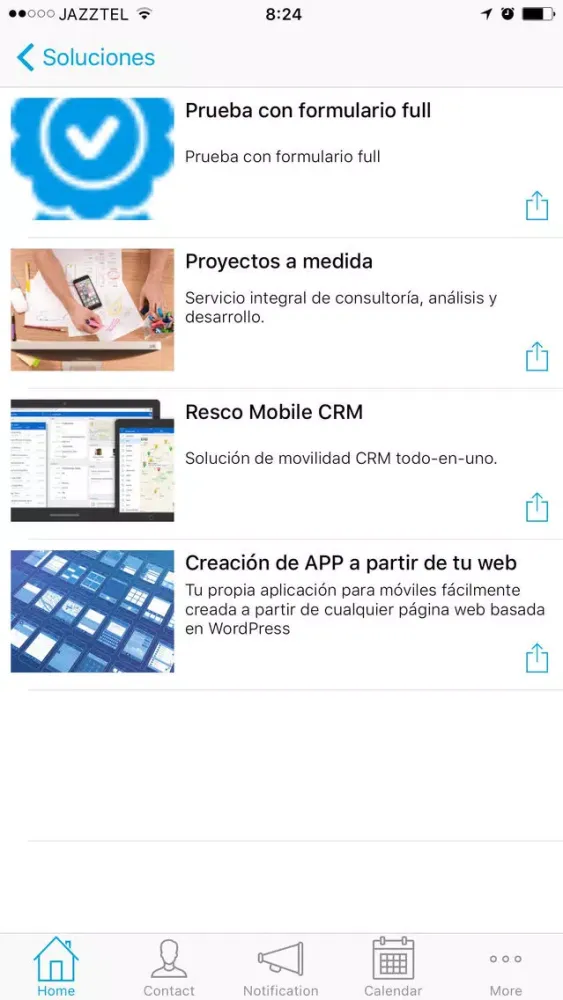 Zrzuty ekranu AppBuilder
