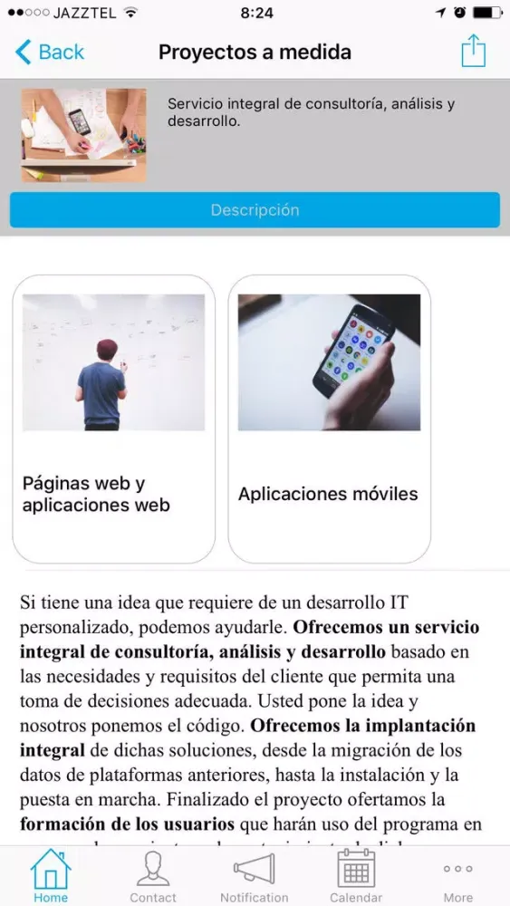 Zrzuty ekranu AppBuilder