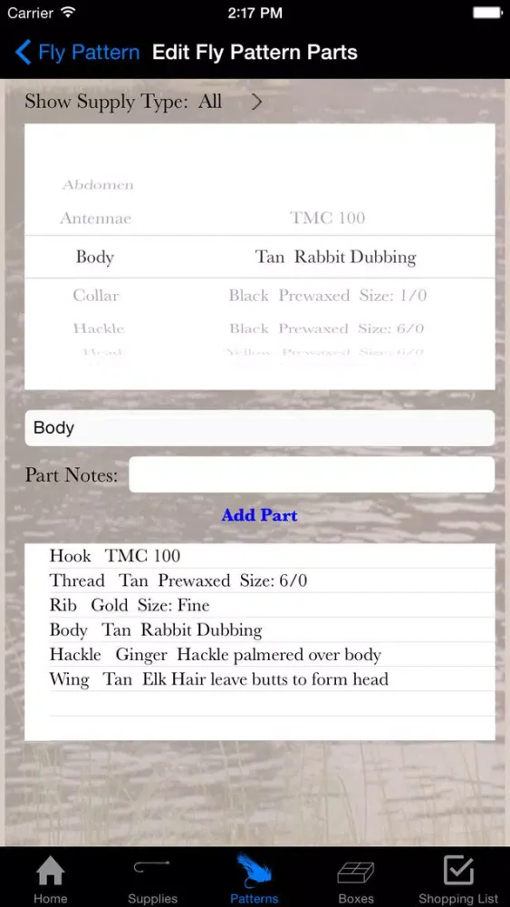 Capturas de tela do Savvy Fly Tying Tool
