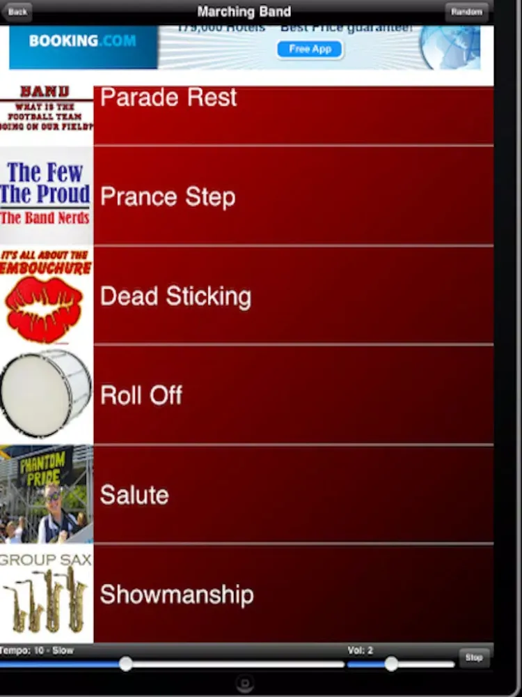 Marching Band Drum Loops iPad  Screenshots