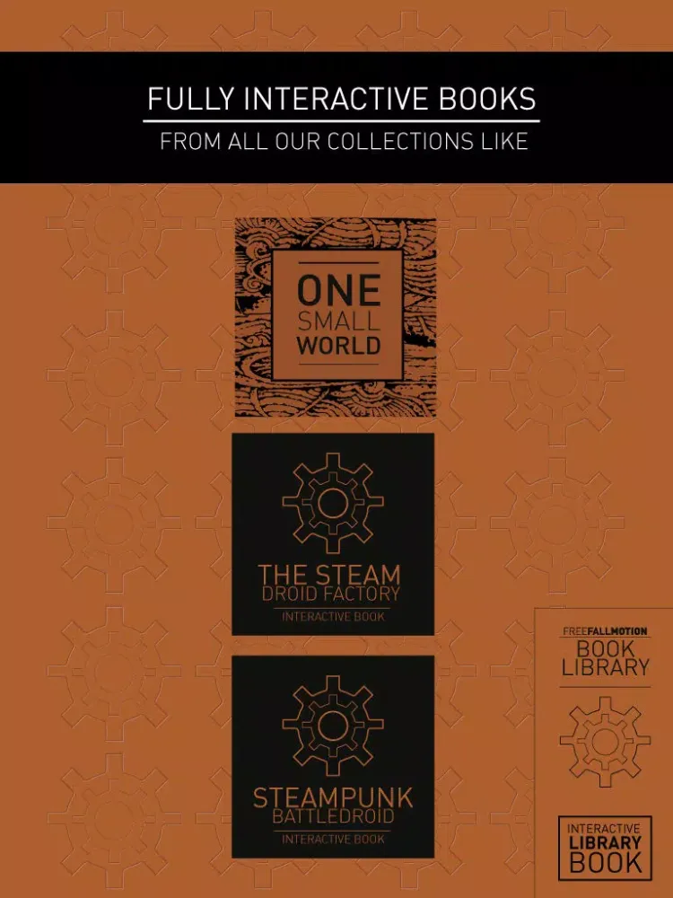 ภาพหน้าจอของ FreeFallMotion Book Library iPad 