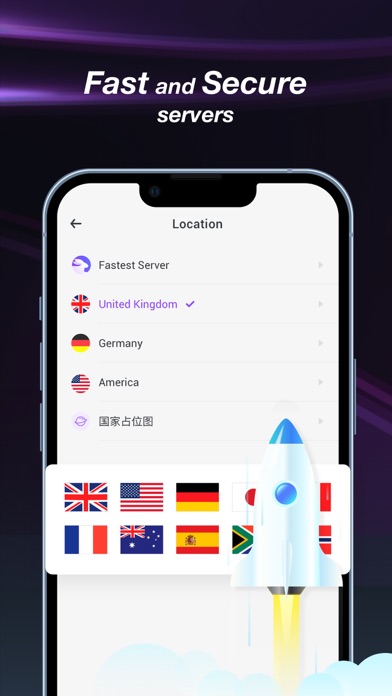Captures d'écran de Fastpro - private & safe proxy