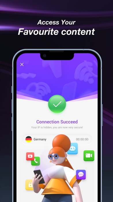Captures d'écran de Fastpro - private & safe proxy