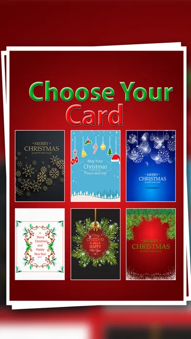 Christmas Holiday Card Maker سکرین شاٹس