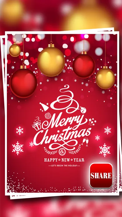 Christmas Holiday Card Maker سکرین شاٹس