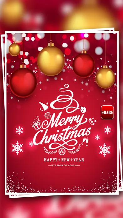 Christmas Holiday Card Maker سکرین شاٹس