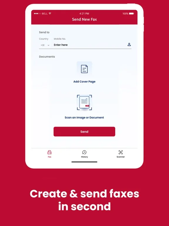 Ảnh chụp màn hình của Fax: send & receive for iphone iPad 