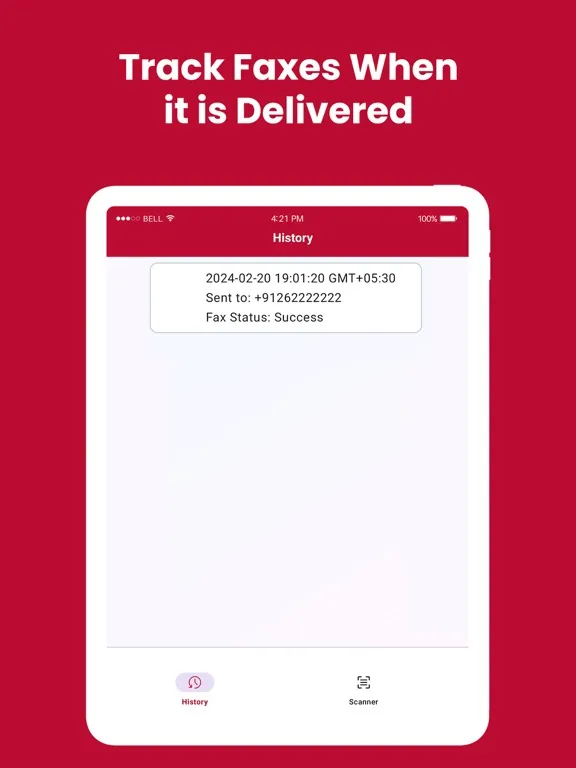 Ảnh chụp màn hình của Fax: send & receive for iphone iPad 