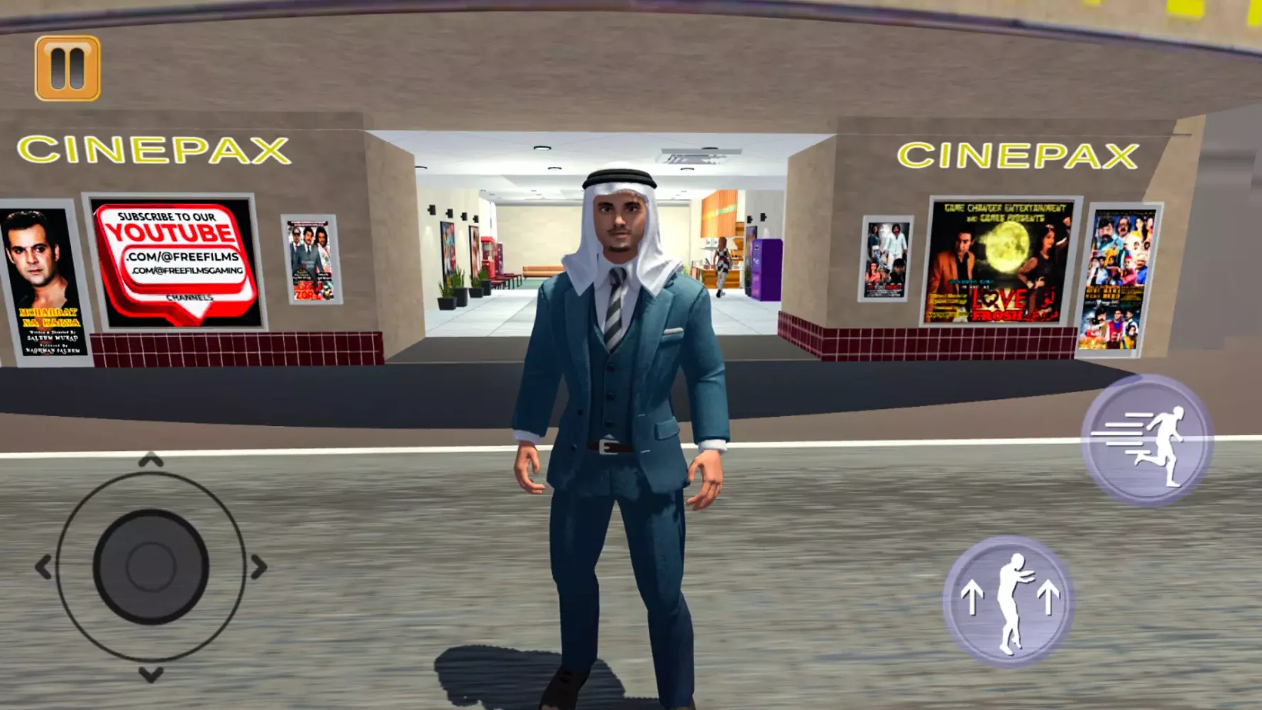 Capturas de pantalla de Cinema 3D Game