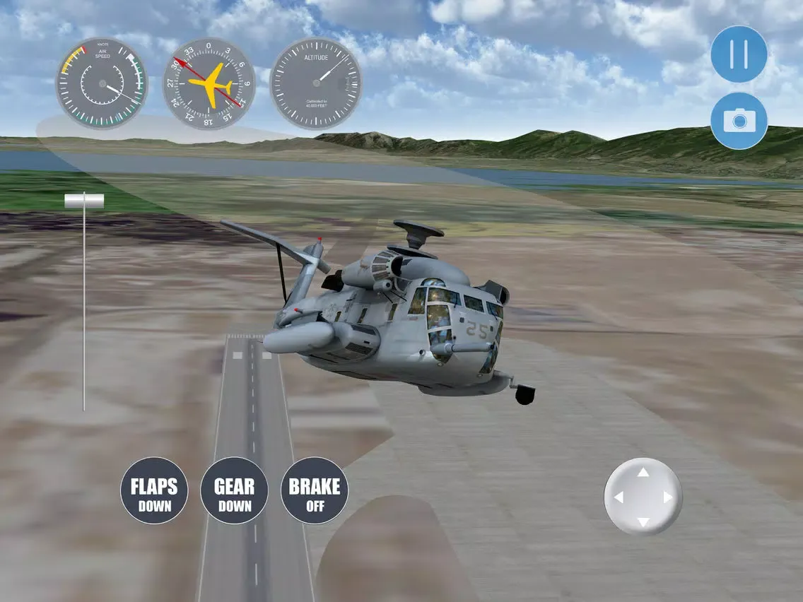 Salt Lake City Flight Simulator iPad 应用截图