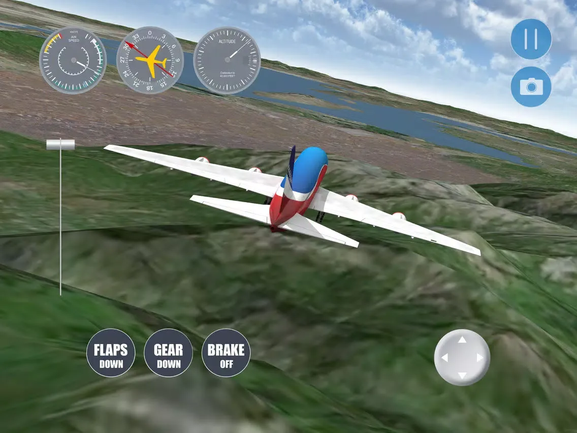 Salt Lake City Flight Simulator iPad 应用截图
