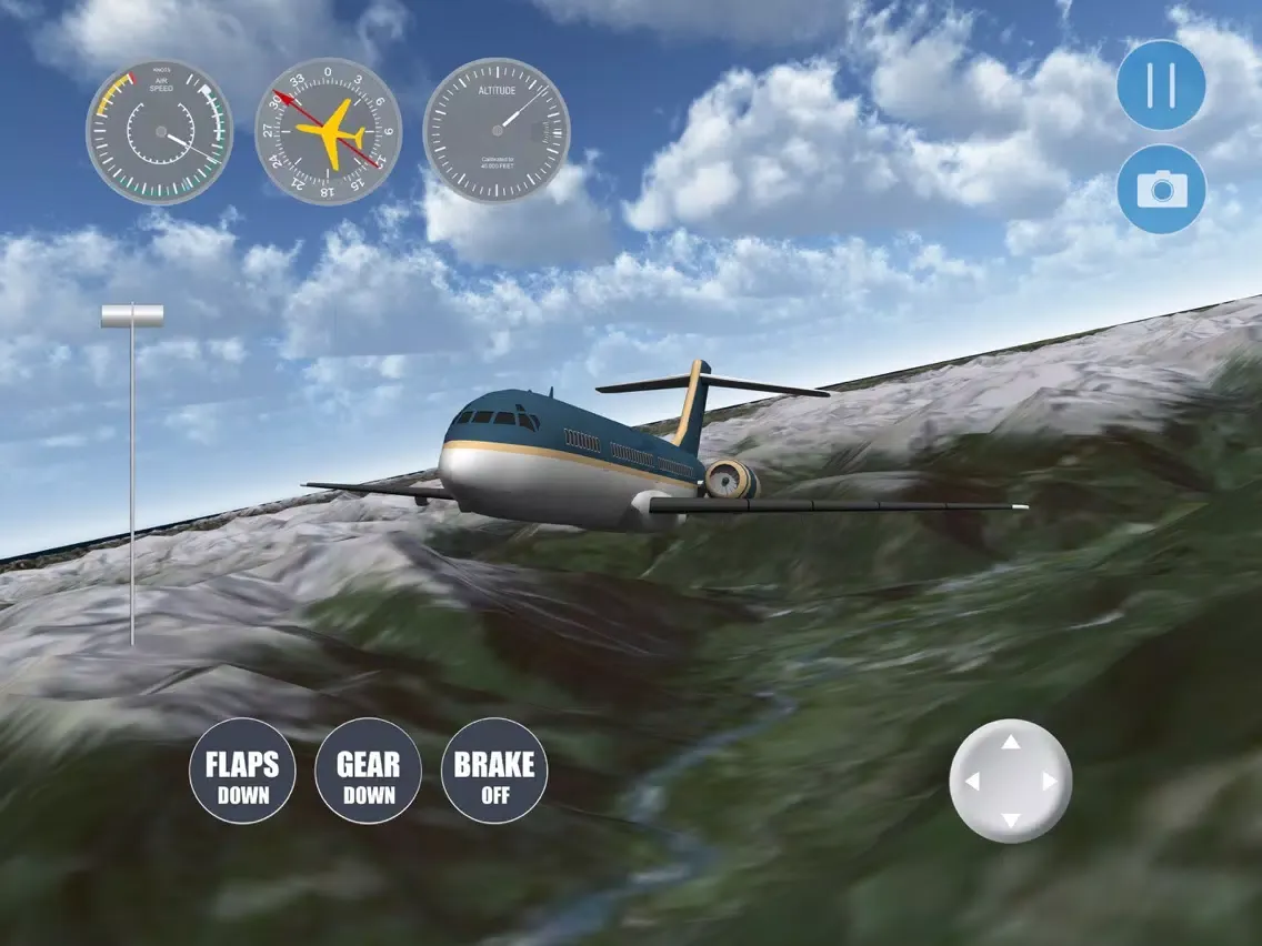Capturas de tela do Vancouver Flight Simulator iPad 