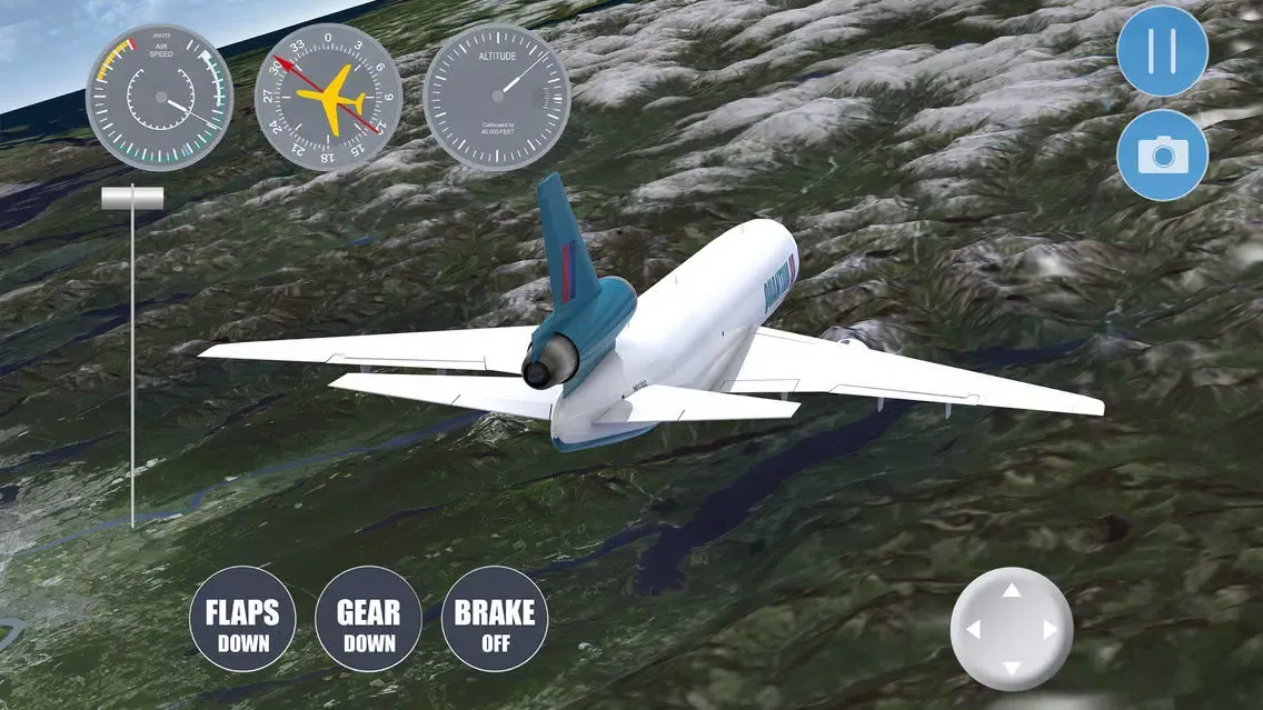 Capturas de tela do Vancouver Flight Simulator