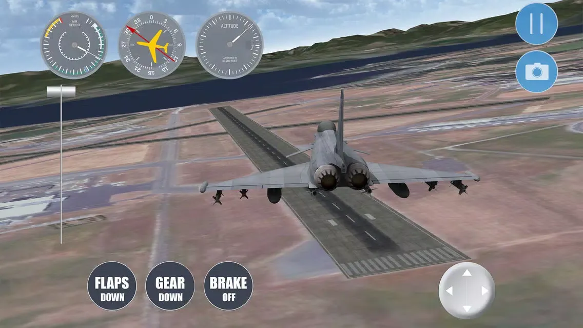 Capturas de tela do Vancouver Flight Simulator