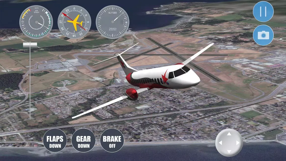 Capturas de tela do Vancouver Flight Simulator