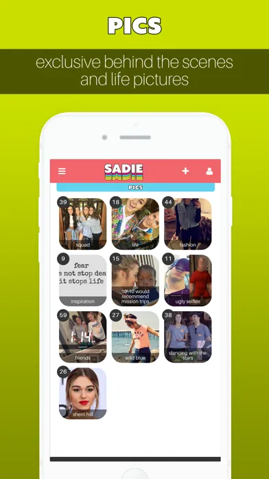 Sadie Robertson Official App Screenshots