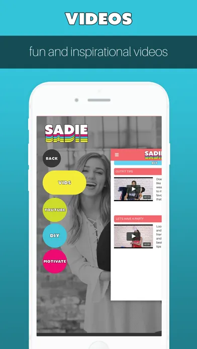 Sadie Robertson Official App Screenshots