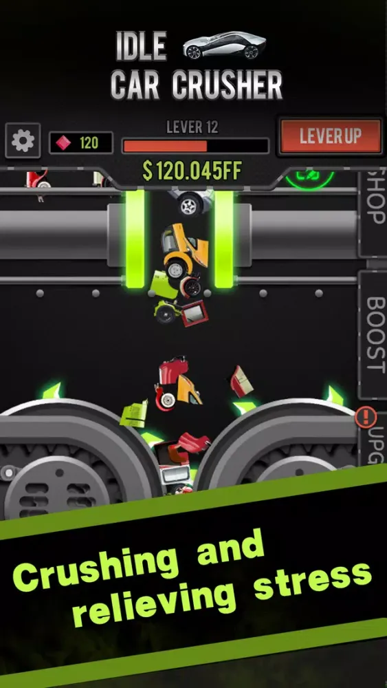 Capturas de tela do Idle Car Crusher