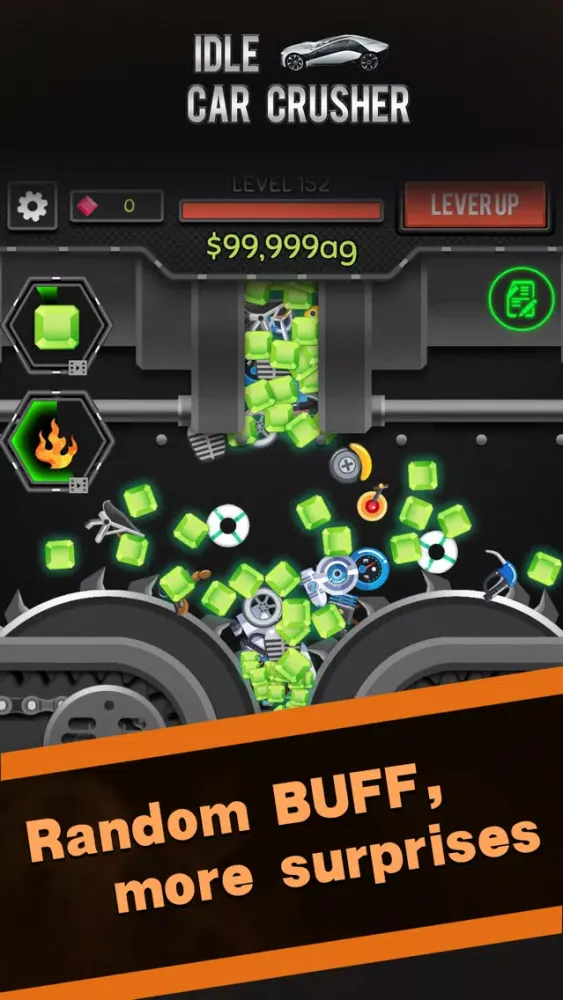 Capturas de tela do Idle Car Crusher