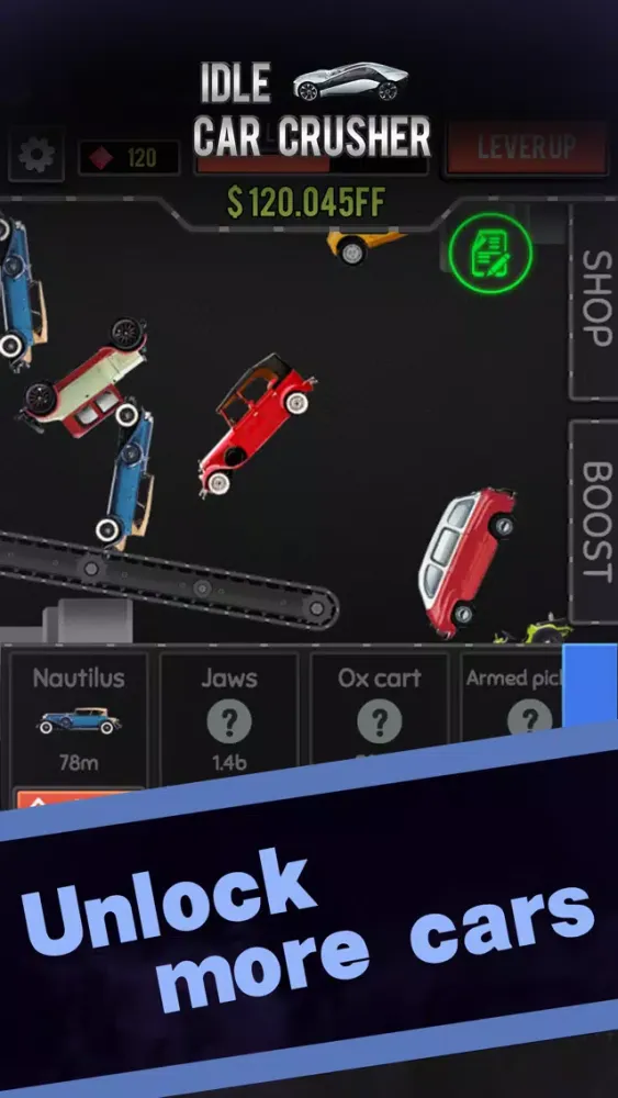 Capturas de tela do Idle Car Crusher